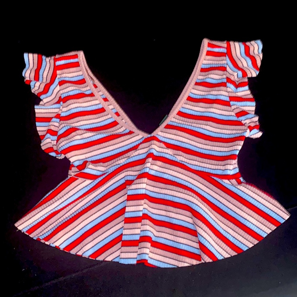 Colorful Cute Summer Blouse